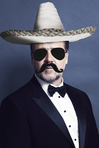 Mr Sanchez mit Sombrero und Sonnenbrille