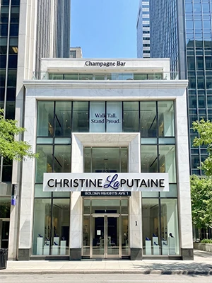 LaPutaine Flagship Store in Potopia. Drei Etagen mit Champagnerbar